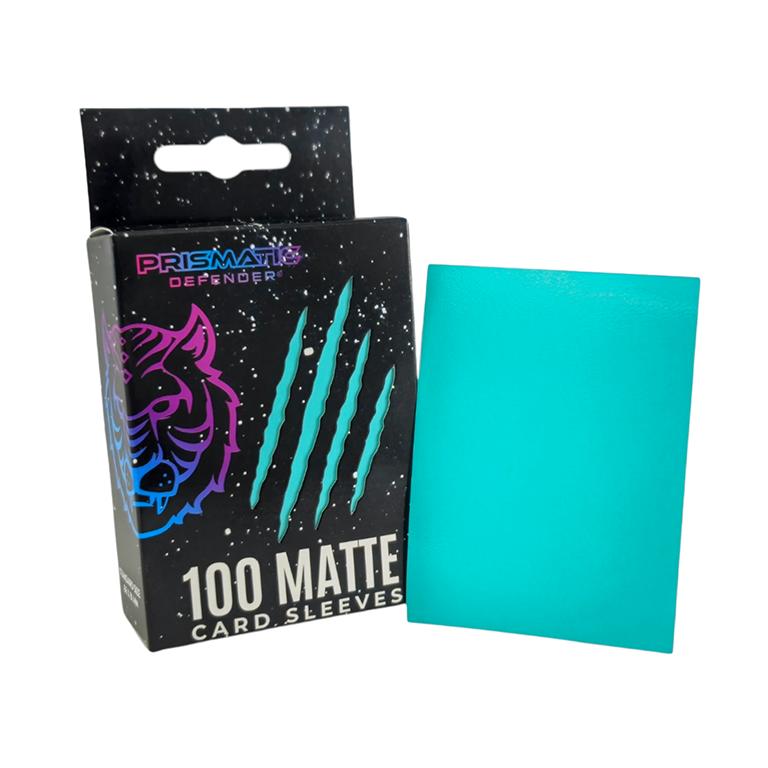 Prismatic Defender Standard Matte Card Sleeves - 100 Standard Sleeves (66 x 91 mm) TCG & Trading Cards - MTG, Pokemon, Lorcana, Digimon Prismatic Defender Standard Matte Card Sleeves - 100 Standard Sleeves (66 x 91 mm) TCG & Trading Cards - MTG, Pokemon, Lorcana, Digimon