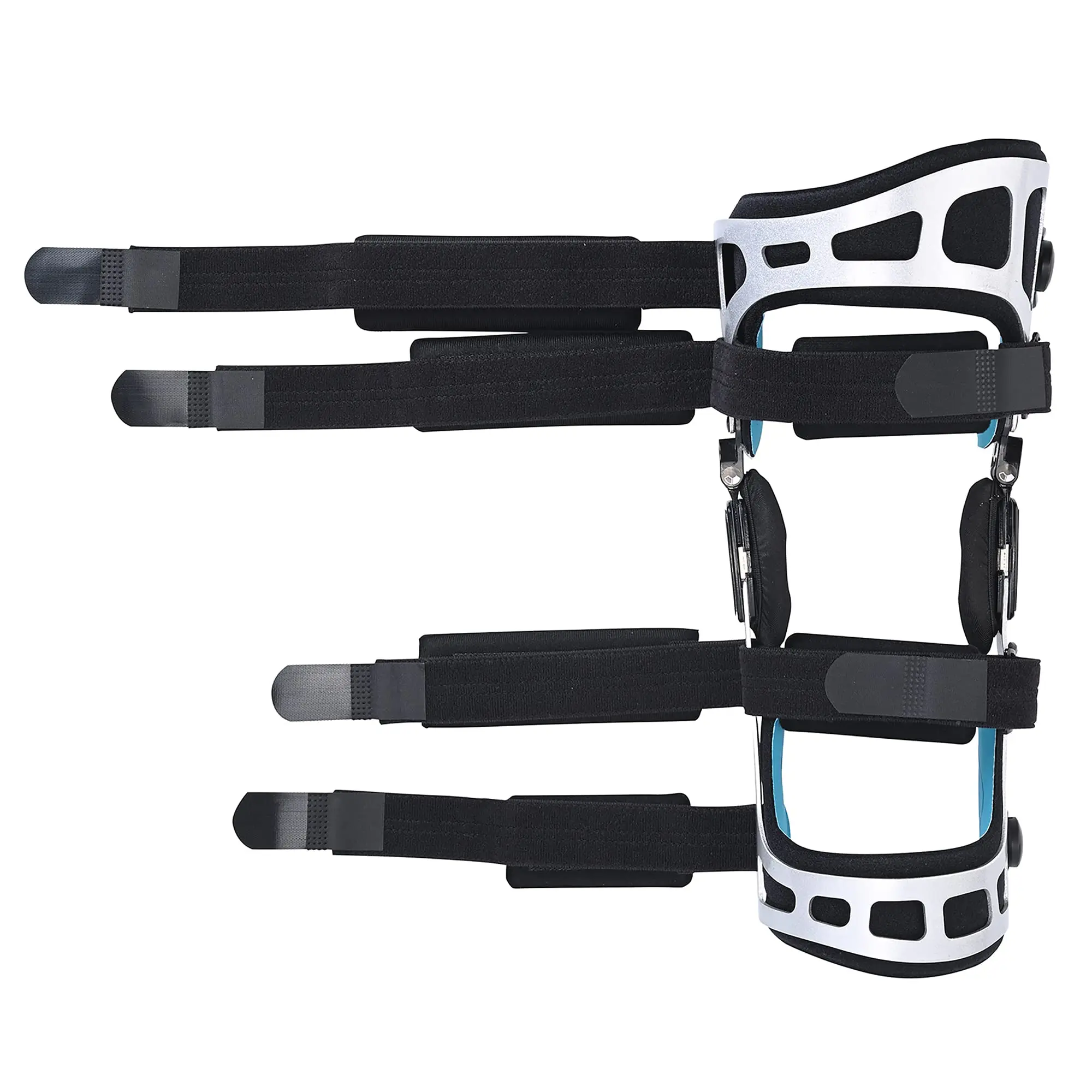 Medical Grade Dual Unloader OA Knee Brace – Double Upright for Bone-on-Bone Pain Relief, Adjustable Medial/Lateral Stabilizers – Men Women Universal Fit