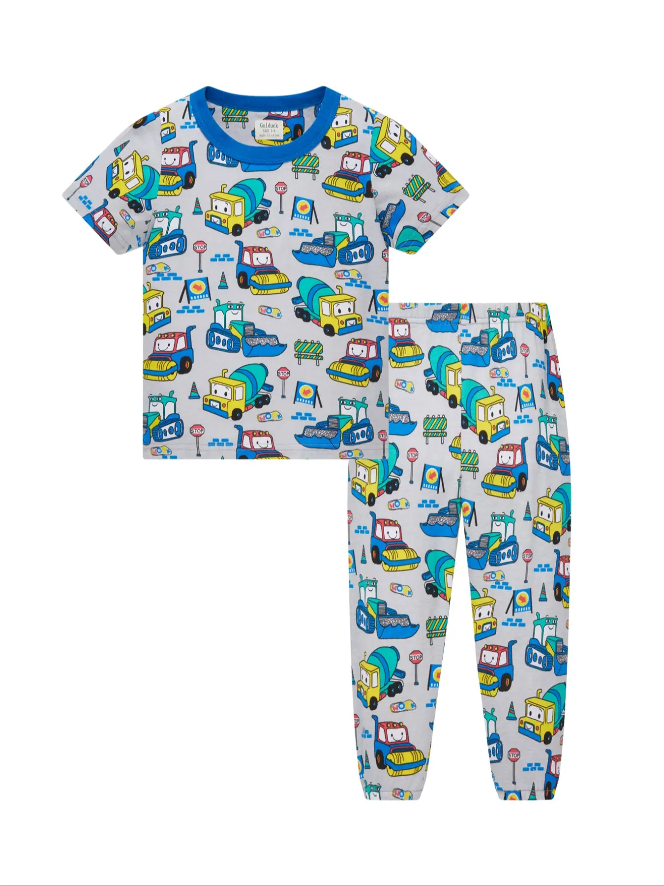 Boys' Short Sleeve Pyjamas, Soft Breathable Fabric, Durable No Pilling Design, Perfect Fit for Comfort & Style, Unique Print, Pajama Set, Summer Pjs