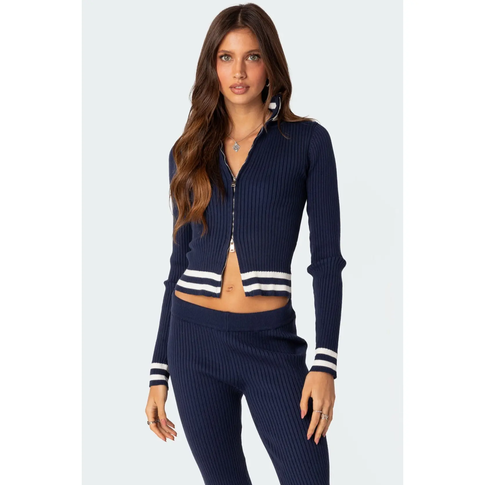 Pluto Ribbed Cardigan Pluto Ribbed Cardigan