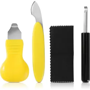 4  Professional Watch Back Removal Tool,Pry Watch Back Case Opener,Watch Battery Replacement Set, Watch Repair Kits