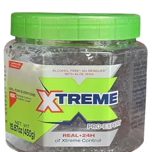 Wetline Xtreme Pro-Expert 15.87 Ounce Styling Gel with UV Protection - Pack of 2 for Haircare