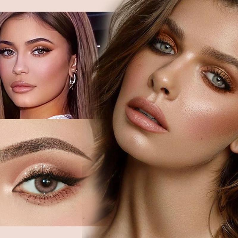 Brown Eye Shadow palette- Rose Gold Dark Brown Eyeshadow Palette Colorful, Matte Shimmer Highly Pigmented Nude Eyeshadow Palette Makeup Naturing-Looking Long Lasting2