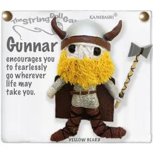 Gunnar the Viking String Doll Keychain