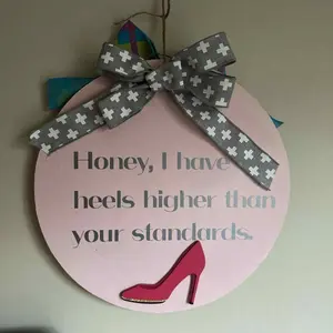Sarcastic Womens Wall Decor - Unique Wall Art for Home Decor