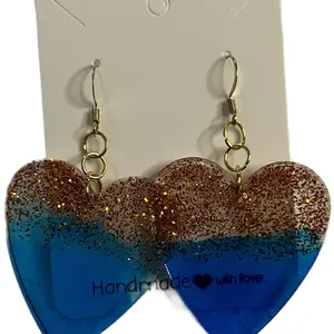 Handmade Resin Epoxy Earrings for Women - Fashion Accessory