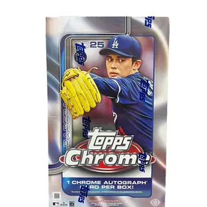 (1) 2025 TOPPS CHROME BASEBALL HOBBY BOX