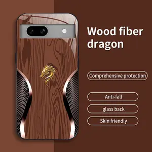 Suitable for [Google Pixel 7] Personality, simple, luxurious, split dragon pattern, creative, business, high-end, drop-proof glass mobile phone case, affordable, drop-proof, anti-fingerprint-888