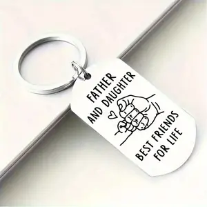 “Unbreakable Bond” Keychain Gift for Him or Her – Meaningful Metal Keychain for Mom or Dad, Birthday, Christmas, Mother’s Day & Father’s Day Gift symbolic design