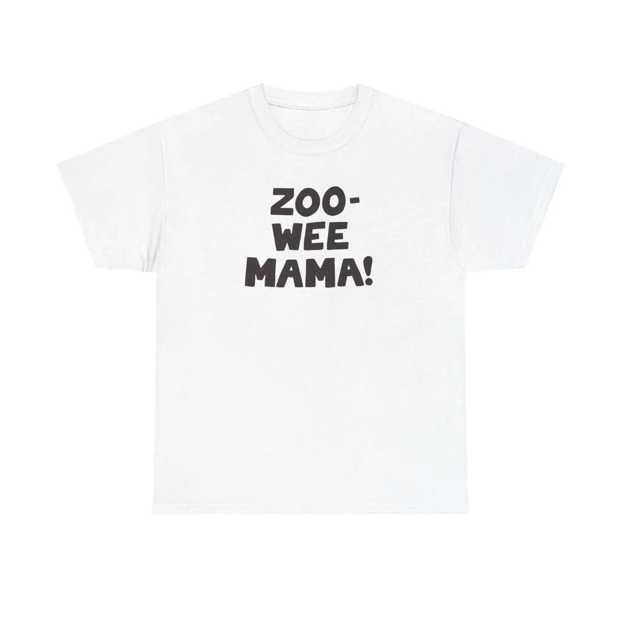 Zoo-Wee-Mama! T-shirt, Funny t-shirt, Gift for friend, Gift for boy, White Graphic tee