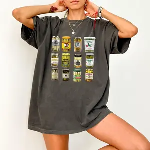 Comfort Colors Vintage Canned Pickle Shirt, Homemade Pickle Lovers Tee, Vintage Pickle Jars Shirt, Retro Canned Pickle Tee, Cute Women Gift
