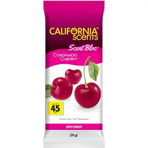 Power Bloc Car Air Freshener - Coronado Cherry Scent, Automotive Deodorizer Car Fragrance
