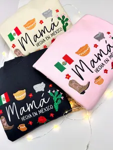 [SALE 50%] Embroidered sweatshirt "Mamá Hecha En México" - Gift for Mother's Day