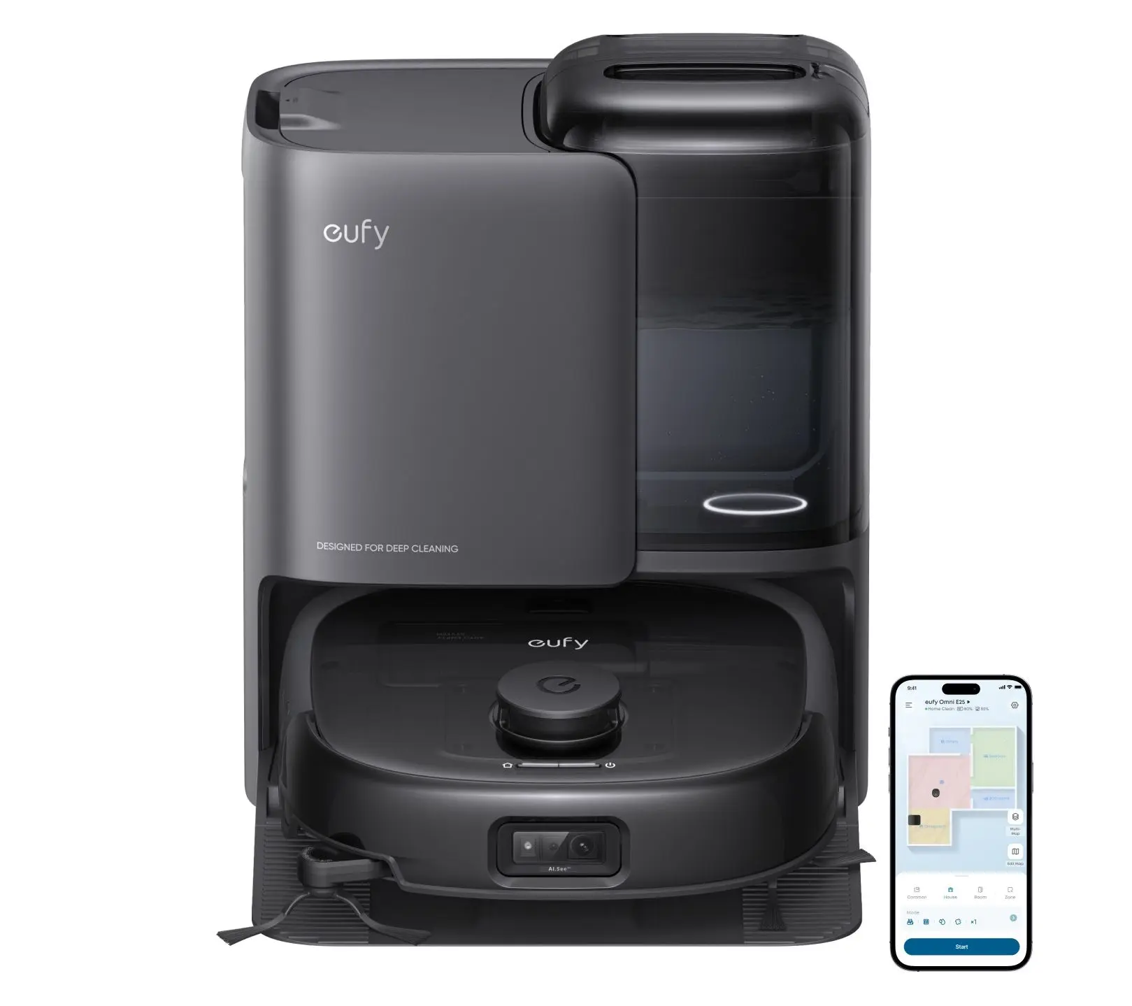 eufy Omni E25 HydroJet Robotic Vacuum with Turbo Suction eufy Omni E25 HydroJet Robotic Vacuum with Turbo Suction