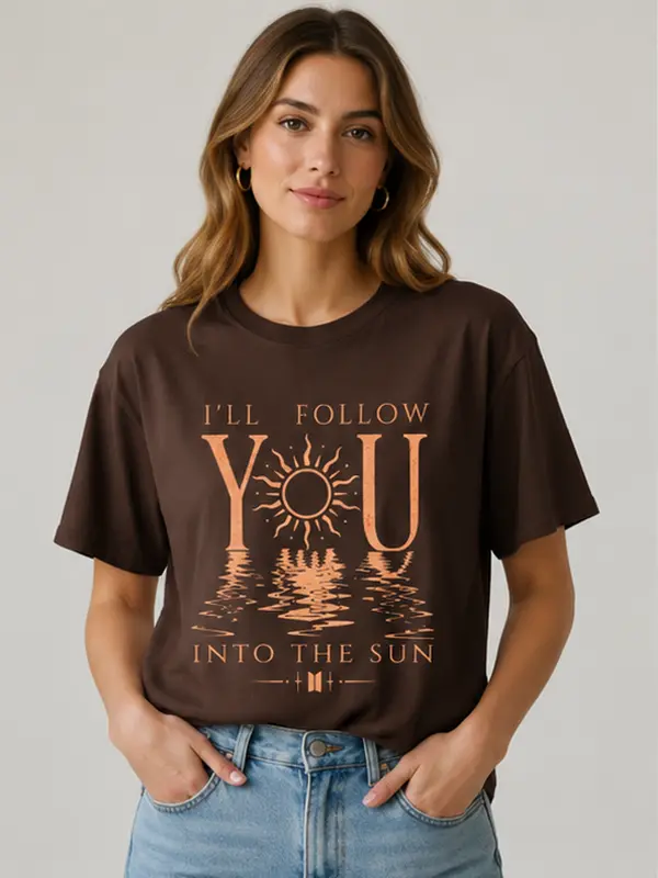 Into The Sun Kpop Concert Shirt, K-pop Fan Unisex Cotton Tshirt, Comfort Colors Tee