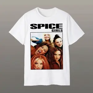 Spice Girls Wannabe Debut Single T-Shirt - Vintage 90s Retro Band Graphic Tee