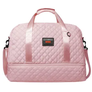 OCEBGO The Modular Duffel Rhombic Bag with Dedicated Organization System Separate Shoes Tech & Essentials Effortlessly Organized for Every Journey