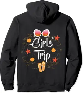 Girls' Trip Besties Girls Ladies Beach Vacay Cruise Lovers Pullover Hoodie - Diegoort Shop 26B0B9M6JV2X