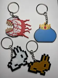 Terraria Video Game Inspired Keychain - Includes Colorful Character Collectible & Unique Designs for Fans of the Game