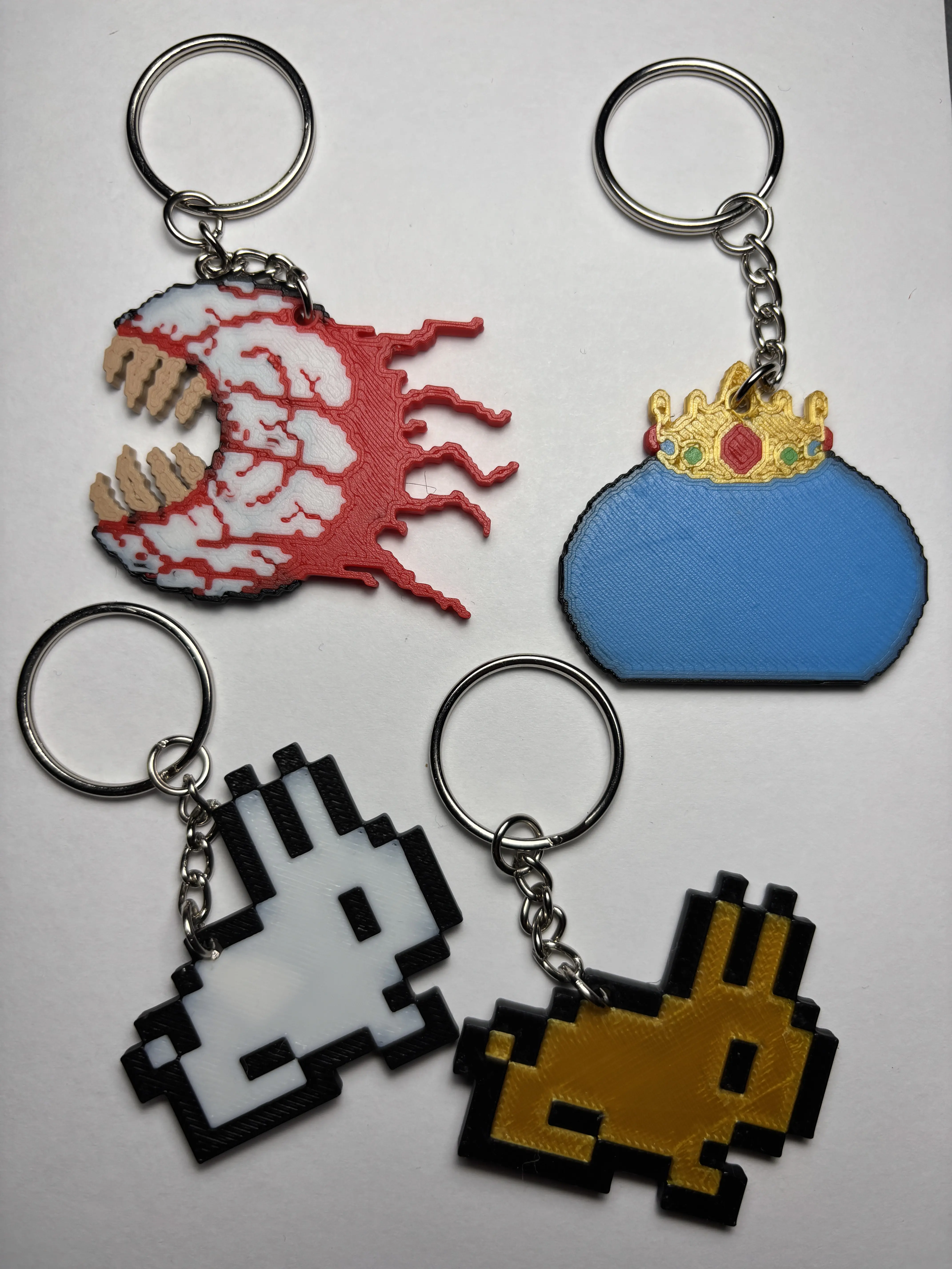 Terraria Video Game Inspired Keychain - Includes Colorful Character Collectible & Unique Designs for Fans of the Game