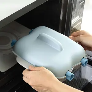 A Robust Plastic Corn Steamer for The Microwave, This Innovative Kitchen Gadget Promotes Healthy Cooking, Saves Space, Is Easy to Clean, And Is Ideal for Vegetables And Seafood, All While Being Safe for High Temperatures