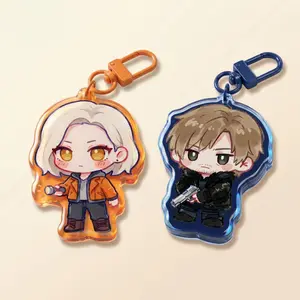 Leon Grace Keychain Charm, Resident Evil 9 Fan Art Keychains