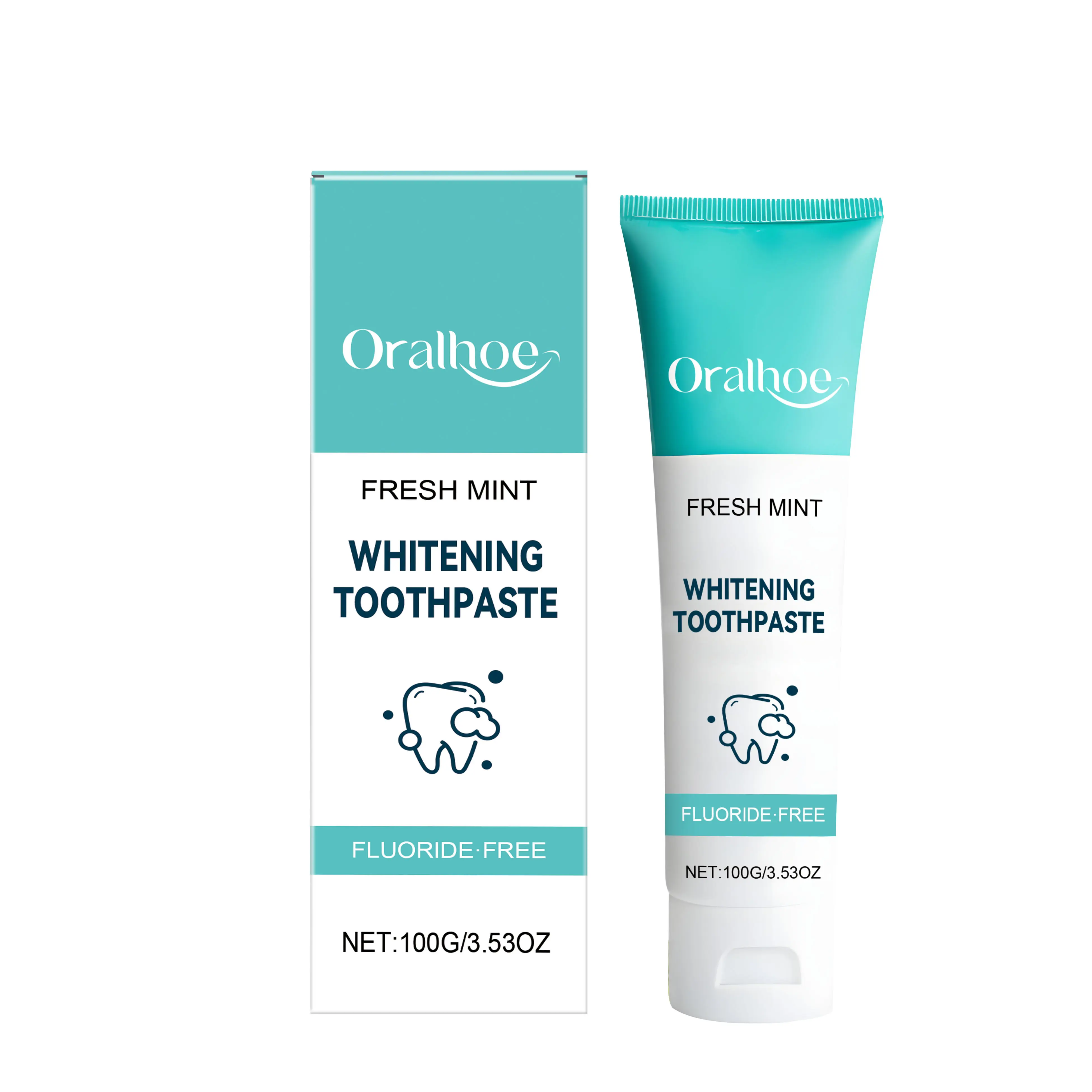 Oralhoe Cleansing Toothpaste, Gently Cleansing Tooth Stains Tartar Fresh Breath Gum Cleansing Oral Care Toothpaste