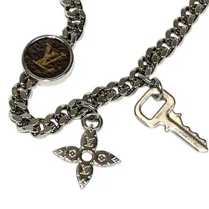 Pre-owned Louis Vuitton Iron Small Leather Goods Monogram Bracelet