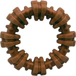 Nylabone Textured Ring Power Chew Toy for Dogs, Dog Toys for Aggressive Chewers, Flavor Medley, X-Large Dogs - 50+ lbs, 1 Count