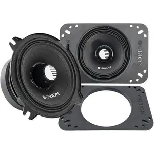 Orion CM452 High Efficiency Component Speaker, 4inches 2 Speakers Car Audio Accessory, 4" (4x6) Conversion Mid-Range Loudspeaker, 2-Ohm, 100W RMS/400W MAX, for Multimedia Car Audio Systems