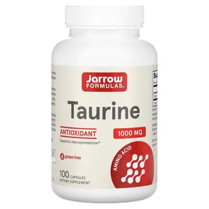 Jarrow Formulas Taurine , 1,000 mg, 100 Capsules