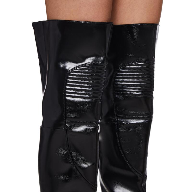 Tiernan Racer Thigh High Boots