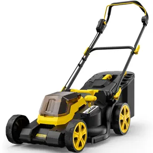 DOVAMAN 2 x 20V 19″ Brushless Lawn Mower, (No Battery), Compatible with 20V MAX Battery for DEWALT, Electric Lawn Mower, 6-Height Adjustment, 2-in-1 Cutting System, Adjustable Handle,#Summervibes