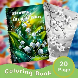 Stress Relief Coloring Book, Deep Color Pages, Perfect Gift for Birthdays & Holidays, Original Upgrade Version, Thick Paper 100g (20 Pages)