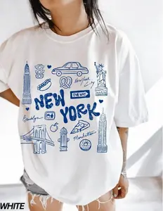 [Sale off up to 50%] New York Shirt, NYC Shirt, New York City Tshirt, Vacation Shirt, Travel Shirt, Bachelorette Party Shirt, New York Travel Tee, Graphic Streetwear T-shirt