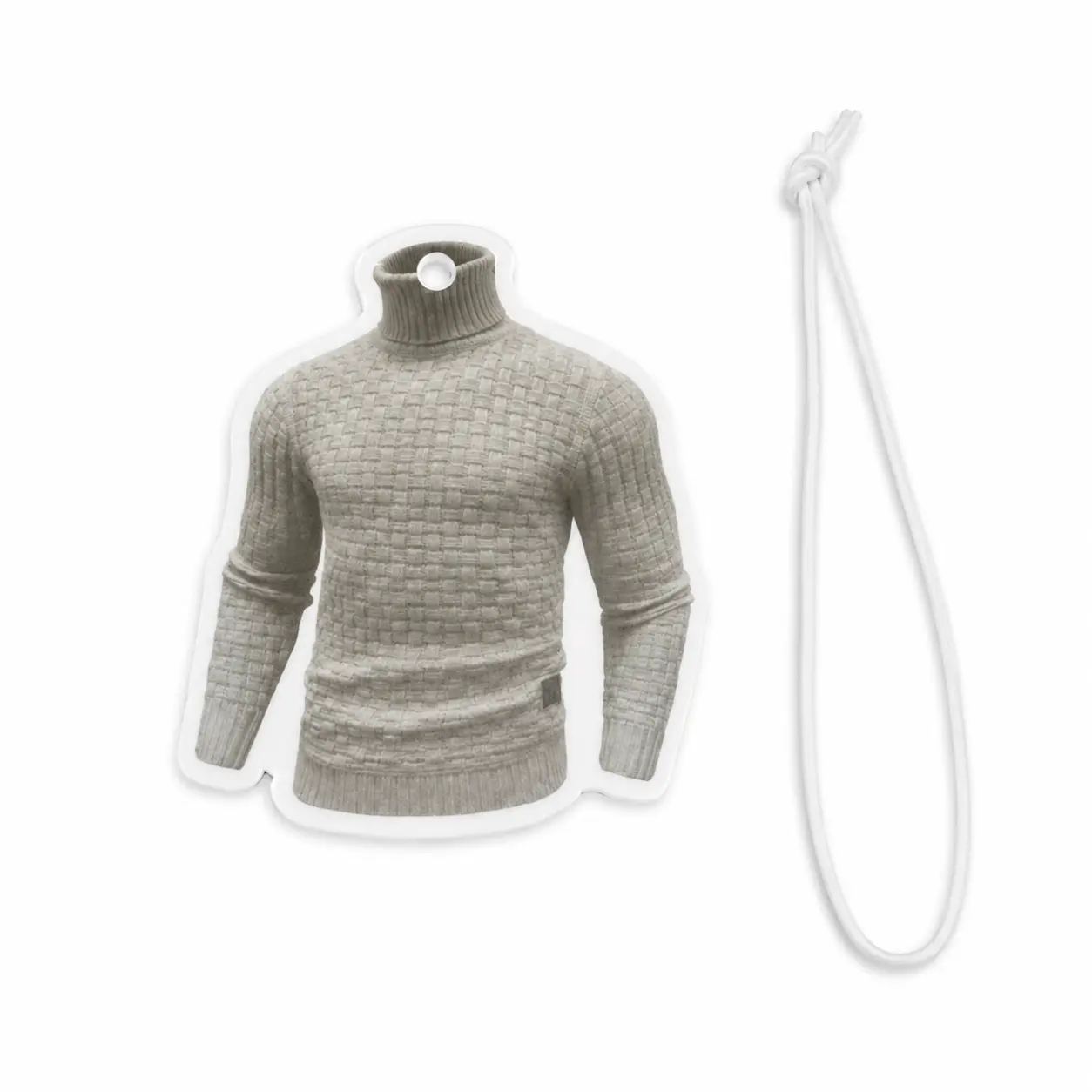 Men's Polyester Knit Sweater-Shaped Fragrance Sachet with Included Gift
