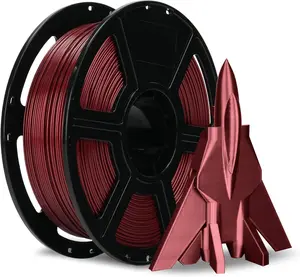 Flashforg Metallic Red Rapid PETG Filament 1.75mm , Max 600mm/s High Speed Printing, 3D Printer Filament 1kg Spool, Dimensional Accuracy +/- 0.02mm, Fits Most 3D Printers