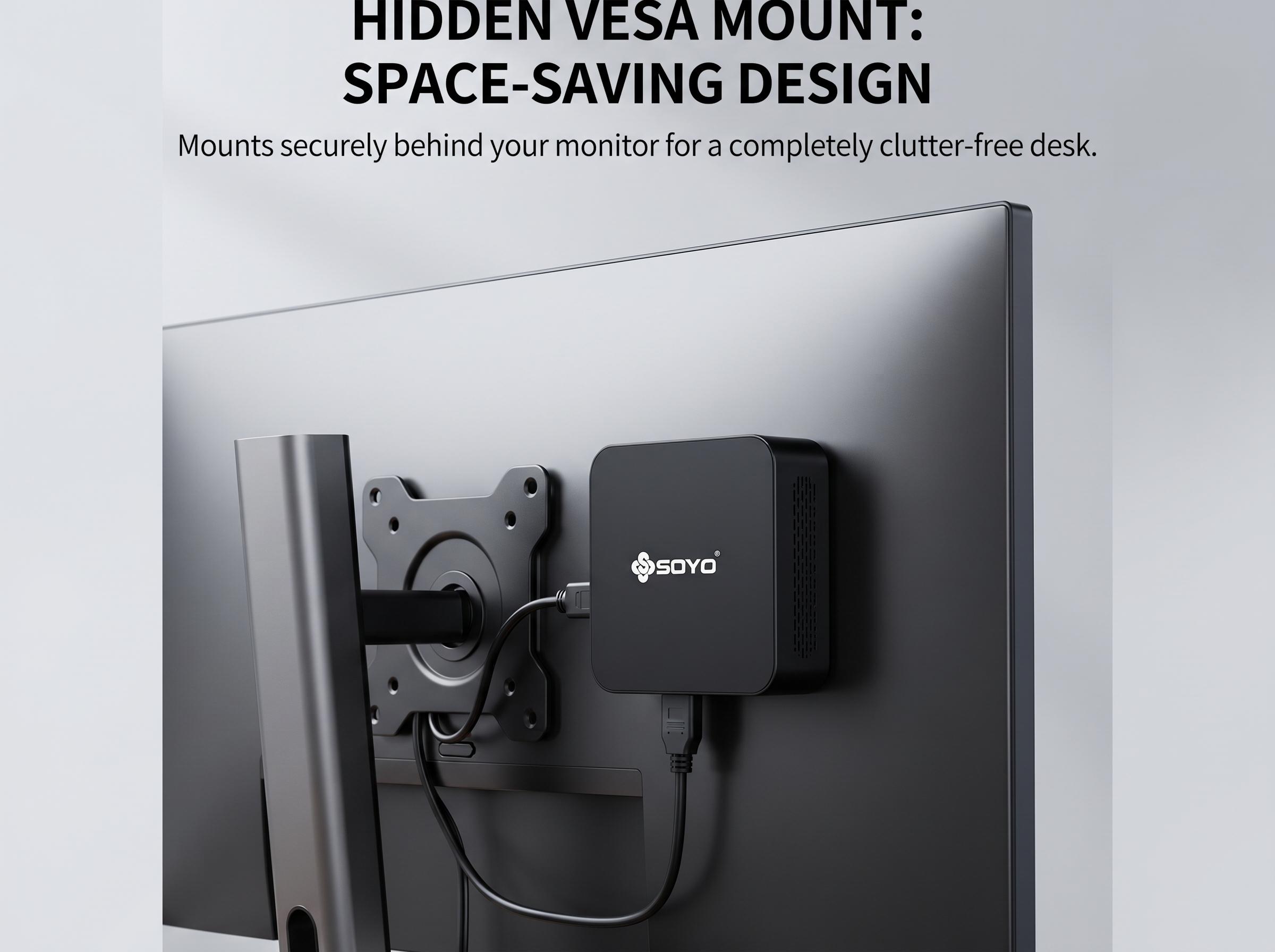 SOYO Y5 Series Mini PC Intel Core i3/i5/i7 Desktop Computer, 8GB RAM 128GB SSD, Micro Compact PC for Home/Office, Support 4K Display, WiFi5 Bluetooth 4.2, Preinstalled Windows 10/11 Pro, Silent Low Power Consumption, Small Form Factor Business Desktop soh SOYO Y5 Series Mini PC Intel Core i3/i5/i7 Desktop Computer, 8GB RAM 128GB SSD, Micro Compact PC for Home/Office, Support 4K Display, WiFi5 Bluetooth 4.2, Preinstalled Windows 10/11 Pro, Silent Low Power Consumption, Small Form Factor Business Desktop soh