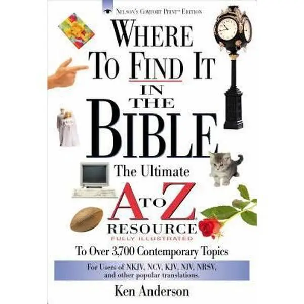 USED Book - Where to Find It in the Bible by Anderson, Ken (Paperback) - english