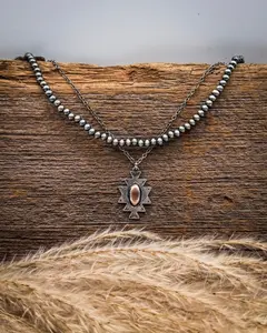 Marley Layered Aztec Necklace