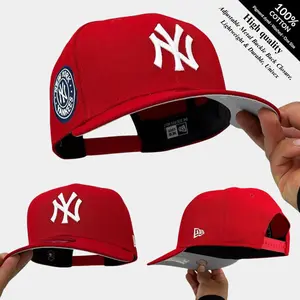 New Era 9FORTY New York Yankees Red Snapback Cap – MLB Baseball Cap – Adjustable Strapback Hat, Curved Brim, Streetwear Style, Mens Hats, Gorras, Hip Hop, Gym Outfit, Outdoor, Side Patch, Unisex