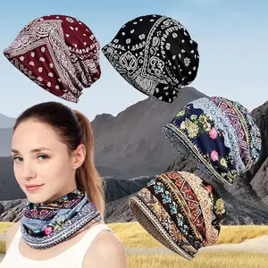 [4pcs Fashion Cycling Cap] 4pcs Classic Fashion Cycling Cap | Outdoor Sports, Sleep Hat, Decorative Beanie, Beach Hat, Trendy Accessory, Breathable, Stretchable, Dustproof, No Brim, Travelers, Fashion Lover,summerwins