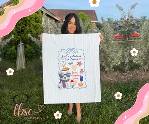 Velveteen Plush Blanket - The Summer I Turned Pretty Tv Show, Connie Baby, Love Story, love gesture. Soft Throw for Cozy Nights, Gift for