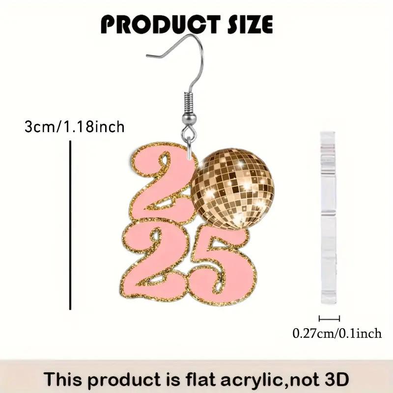 Retro Fashion 2025 Digital Earrings