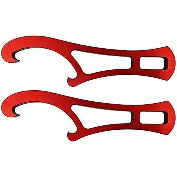 2-Pack Red Firefighting Mini Wrenches - Super-Lightweight, Portable Firefighter Tools, Heavy-Duty Time-Saving Practical Alternative, Save Time