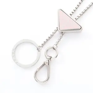 Pre-owned PRADA Stainless Small Leather Goods Steel Necklace