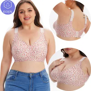 2026 Plus Size Full Coverage Bras for Women Supportive Wireless Push Up Bra No Underwire Seamless Bra for Women,M-4XL