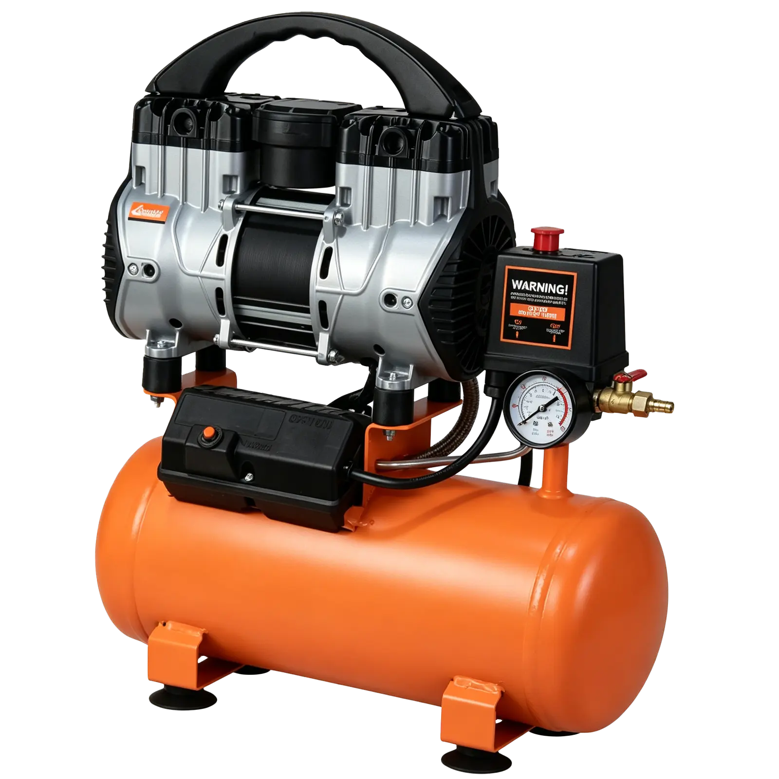 Quiet Low Noise Oil Free Air Compressor, Mini Portable Electric Air Compressor Low Noise for Home, Inflator, Small Pneumatic Tools