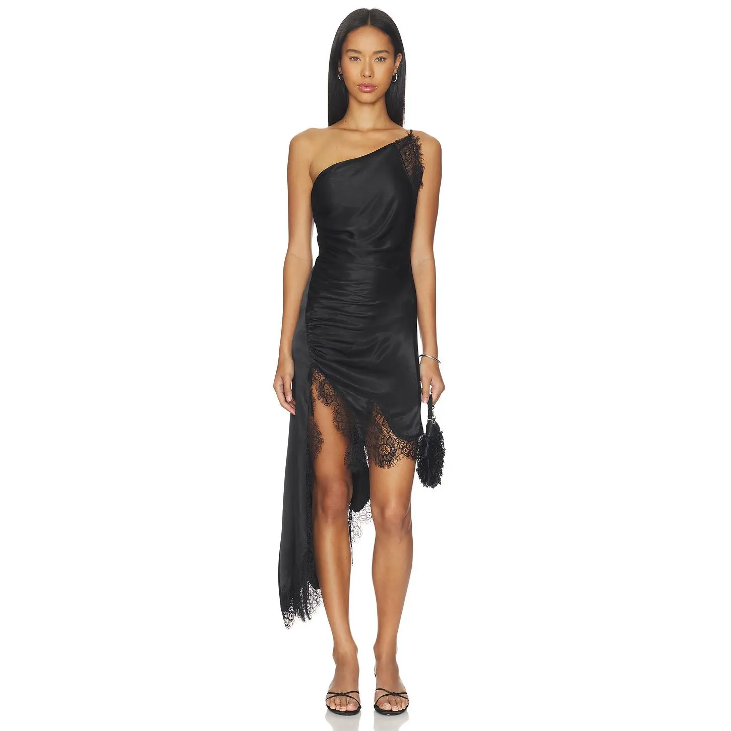 Bardot Rayner One Shoulder Dress in Black Bardot Rayner One Shoulder Dress in Black