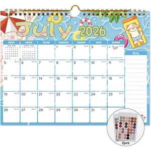 2026-2027 Calendar - Includes July 2026 to December 2027-18 Monthly Wall Calendar 2026-2027, 11 x 8.5 Inches.Thick Paper with Julian Dates and Block for  Year and Christmas Presents (Calendar 2026 - 2027)